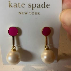 Kate Spade pearl earrings NEW